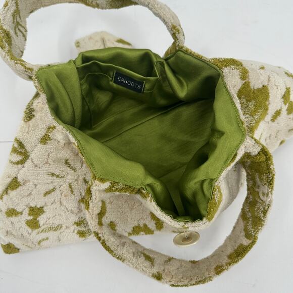 Cahoots Womens Carpet Bag Tapestry Floral Green Cottagecore Boho Shoulder Bag - Picture 3 of 7